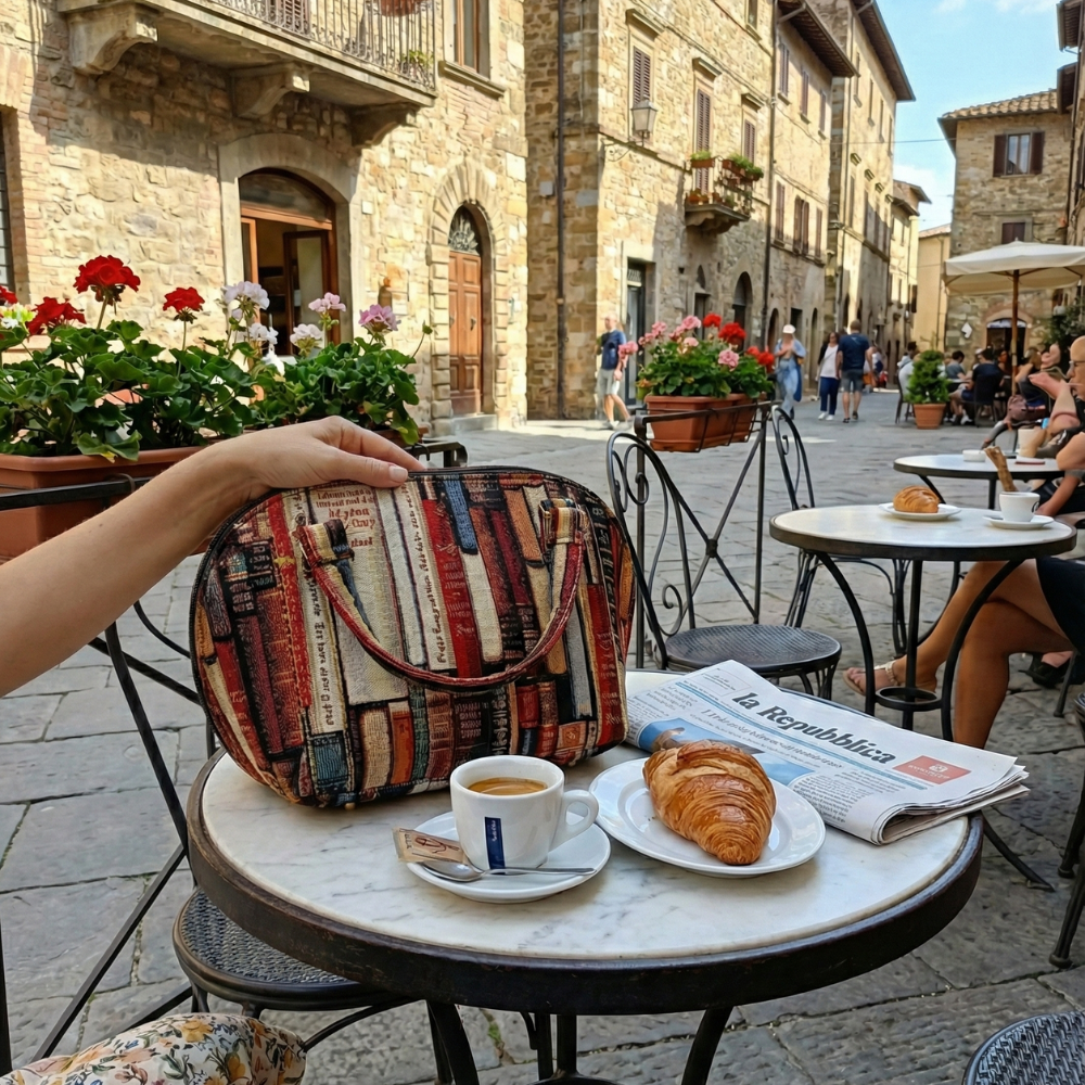SOFIA – Handgefertigte Henkeltasche – Handwerkliches Produkt